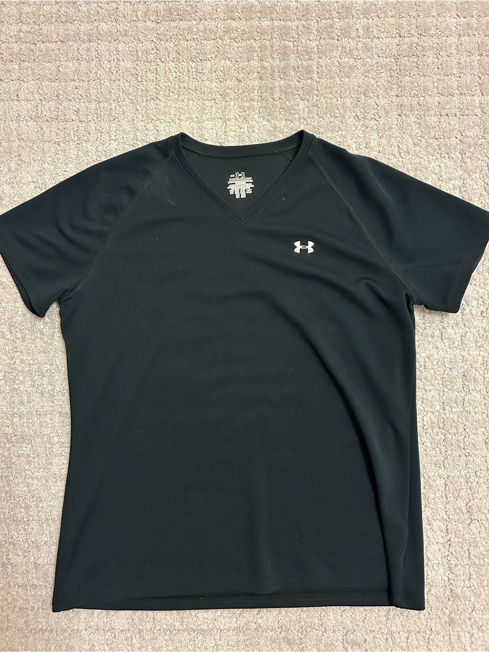Under Armour Black V-Neck Performance Shirt